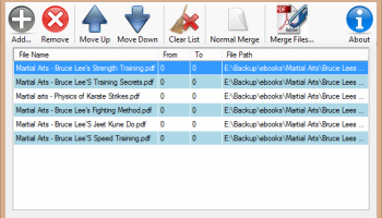 Ultra PDF Merger screenshot