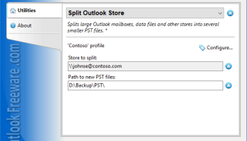 Split Outlook Store screenshot