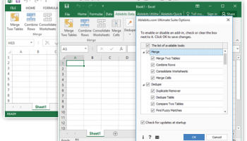 Ultimate Suite for Excel screenshot