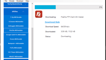 MSI Downloader screenshot