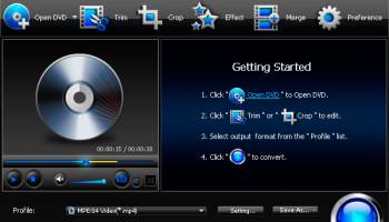 Bigasoft VOB Converter screenshot