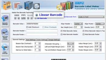 Publishers Barcodes Software screenshot