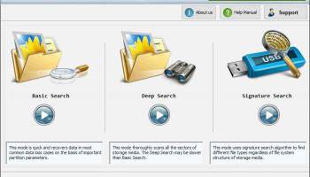 USB Data Restore Software screenshot