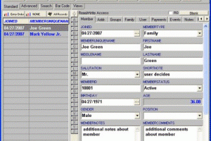 Member Organizer Deluxe screenshot