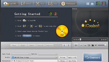 iCoolsoft DVD Ripper screenshot