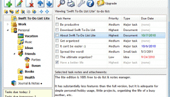 Swift To-Do List Lite screenshot
