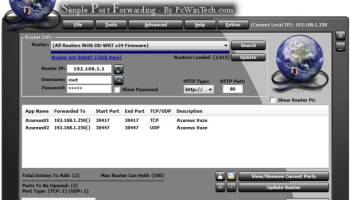 Portable Simple Port Forwarding screenshot