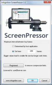 ScreenPressor screenshot