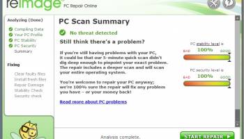 Reimage PC Repair Home Edition screenshot