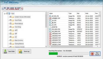 Restore Deleted Files Fat Partition screenshot