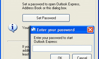 Outlook Express Security screenshot