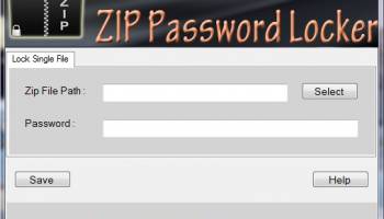 Appnimi Zip Password Locker screenshot