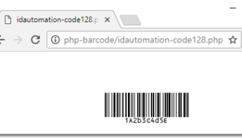 PHP Barcode Generator Script screenshot