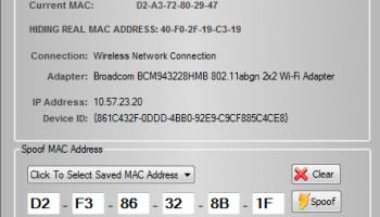 Hide My MAC Address screenshot