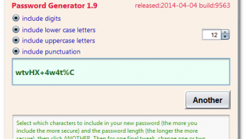 Password Generator screenshot