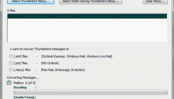 Thunderbird to New Computer in MS Outlook screenshot