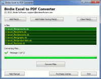 Birdie Excel to PDF Converter screenshot
