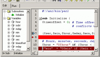 DzSoft Perl Editor screenshot