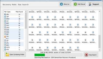 Digital Camera Pictures Restore screenshot
