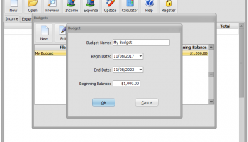 Quick Budget screenshot