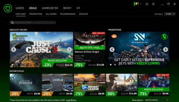 Razer Cortex screenshot