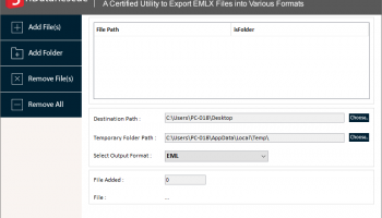 EMLX Converter screenshot
