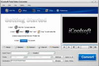 iCoolsoft QuickTime Converter screenshot