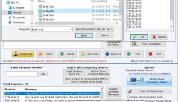 Android Bulk SMS screenshot