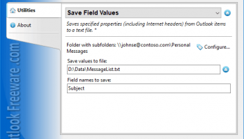 Save Headers screenshot