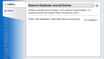 Remove Duplicate Journal Entries screenshot