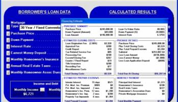 Mortgage Prelude screenshot