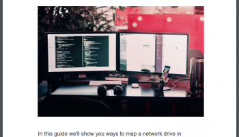 How to Map a Network Drive in Windows 10 screenshot