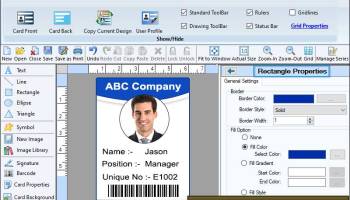 ID Badges Designing Software screenshot