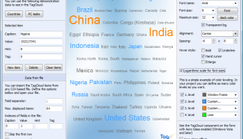 TagCloud for VCL screenshot