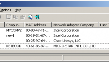 WakeMeOnLan screenshot