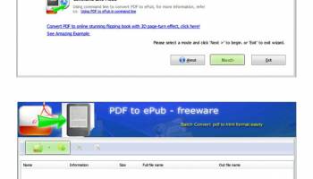 Flash Brochure Free PDF to ePub screenshot