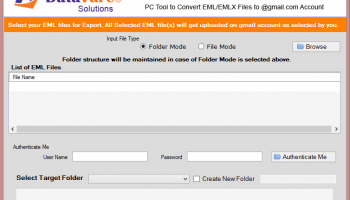 Datavare EML to Gmail Converter screenshot