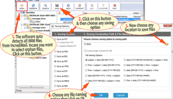 IncrediMail to Thunderbird Converter screenshot