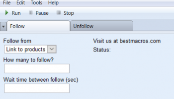 Poshmark follow bot screenshot