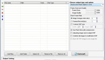 Ailt All Image to SWF Converter screenshot