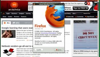 Firefox 3.6 screenshot