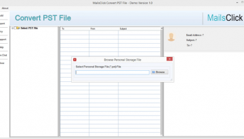 MailsClick PST Converter screenshot