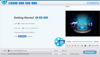 Tipard HD Video Converter screenshot
