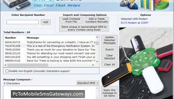 SMS Software for Modem screenshot