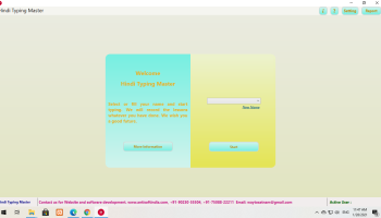 Kruti Dev Font Typing Master screenshot