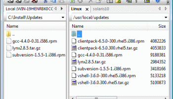 Portable SecureFX screenshot