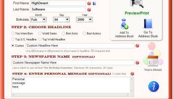 Your Birthday News screenshot