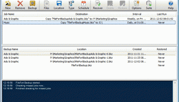 FileFort Backup Software Free screenshot