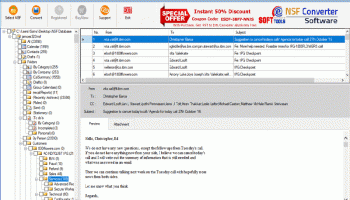 DigiCool NSF to PST Converter screenshot