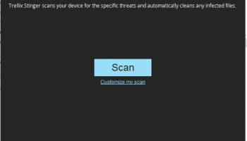 Trellix Stinger (formerly McAfee Stinger) screenshot